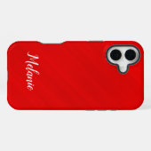 思い出パーソナライズされたに残る視覚的影響 iPhoneケース (裏面横)