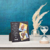 思い出パーソナライズされたを愛する記念写真 フォトプラーク (インサイチュ)