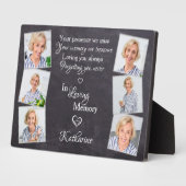 思い出パーソナライズされた6 Photo In Loving Memory フォトプラーク (側面)
