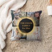 思い出パーソナライズされた:正方形フォトコラージュ クッション (ブランケット)