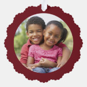 思い出メリー2 Photos Christmas Ornament オーナメントカード (裏面)