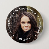 思い出モダンに浮かぶ写真追悼式 缶バッジ (正面)