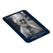 思い出モダンに浮かぶ葬式の写真 マグネット (右側)