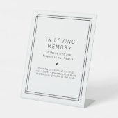 思い出モダンを愛して結婚の記念に 台座サイン (正面)