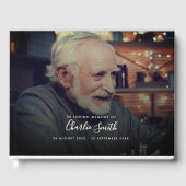 思い出モダンを愛して2写真の葬儀 ゲストブック (正面)