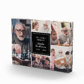 思い出モダンを愛して5写真記念の記念の記念品 フォトブロック (右)