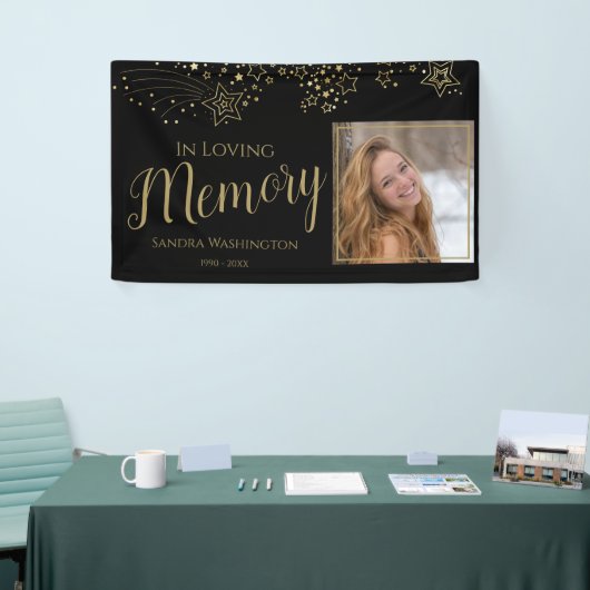 思い出モダンを愛して |フォトメモリアル 横断幕 (トレードショー)