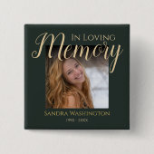 思い出モダンを愛して |フォトメモリアル 缶バッジ (正面)