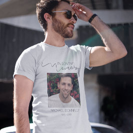 思い出モダンを愛して |フォトメモリアルTシャツ Tシャツ