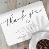 思い出モダンを愛すシンプルるメモリアルのミニマル主義者 サンキューカード