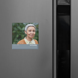 思い出モダンエレガント写真Keepsakeマグネット マグネット