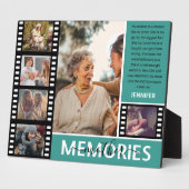 思い出モダン写真コラージュ&メッセージママ フォトプラーク (側面)