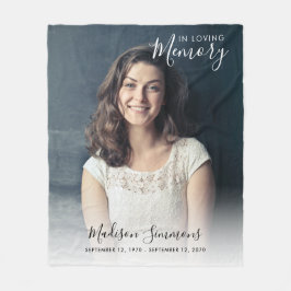 思い出ユニークを愛する写真記念メモリアル フリースブランケット