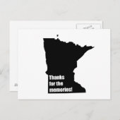 思い出感謝していのミネソタ ポストカード (正面/裏面)