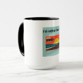 思い出描 – 温かい色と真のレトロ精神 マグカップ (正面左)