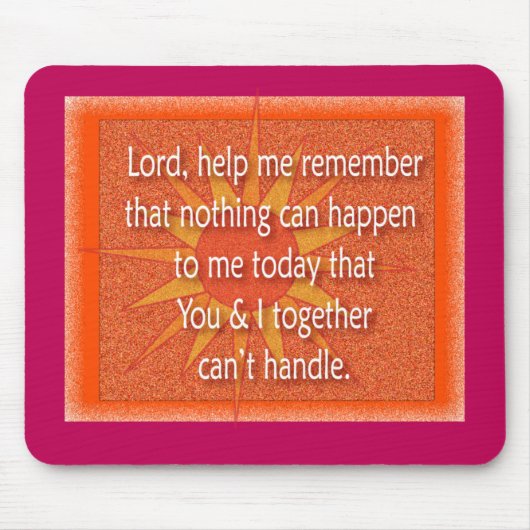 思い出救済しなさい マウスパッド (正面)