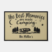 思い出最高のはキャンプ用じゅうたんになったキャンパー ドアマット (正面)