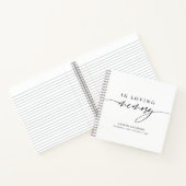 思い出素朴を愛して葬儀記念ゲストブック ノートブック (内部)