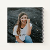 思い出素朴を愛して葬儀記念ゲストブック ノートブック (裏面)