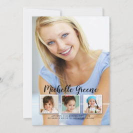 思い出4写真卒業発表 招待状