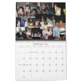 思い出 カレンダー (2月 2027)