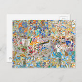 思い出。グエル公園。モザイク素晴らし。パート1. ポストカード (正面/裏面)