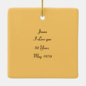 思い出 –  セラミックオーナメント (裏面)