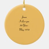 思い出 –  セラミックオーナメント (裏面)