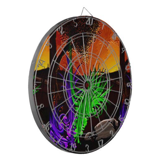 思い出_ ダーツボード (正面左)