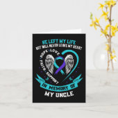 思い出 記憶に残る 叔父の自死 自殺への意識 カード (黄色い花)