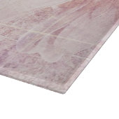 思い出： Gerbera Flower + Peacock Feet カッティングボード (角)