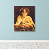 思い切った瞬間 キャンバスプリント (インサイチュ (ウッドフロア))