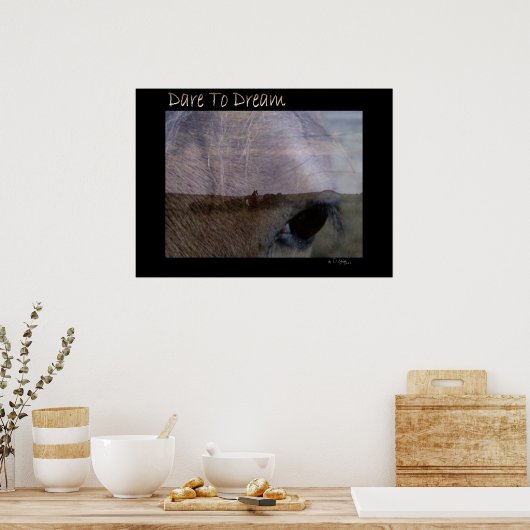 思い切ってポスターを夢見る ポスター (キッチン)