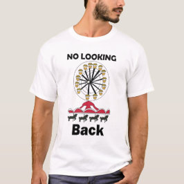 思い切ってメリーゴーランドに乗ろう 前向きになれる言葉 Tシャツ