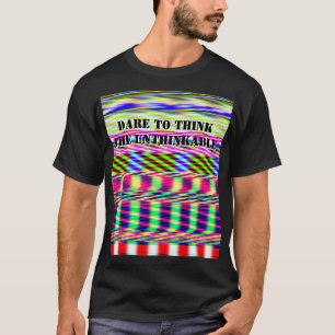 思い切っ考えて思い切り思い詰める(言葉を変える) Tシャツ