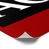 思い切信じり重量挙げのポスター ポスター (角)