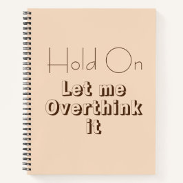 思い過おもしろいぎる引用文 ノートブック