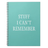 思おもしろいい出せない物 ノートブック (正面)