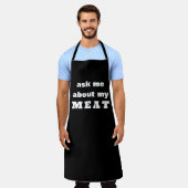 思おもしろいわせぶりなエッ頼プがおれの肉を指す エプロン (着用した状態)