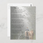 思もしい出の詩にすべし ポストカード (正面/裏面)