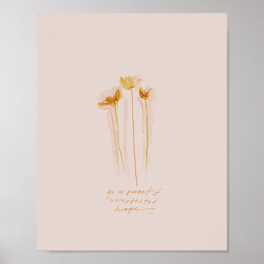 「思わぬ希望を追いかけて行け」 ポスター (正面)