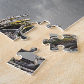 思わぬ障害のカナダのガチョウ ジグソーパズル (側面)