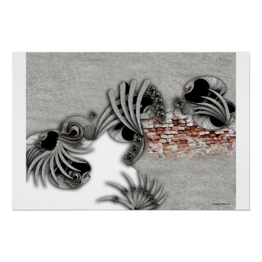 『思われる感情』、光沢のあるポスター ポスター (正面)