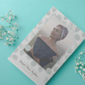 思エレガントい出の葬儀のユーカリ サンキューカード