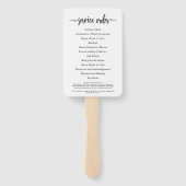 思エレガントい出の葬儀の写真 ハンドファン (裏面)