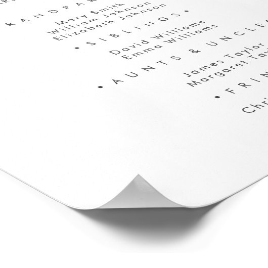 思エレガントい出の記念の結婚印で ポスター (角)