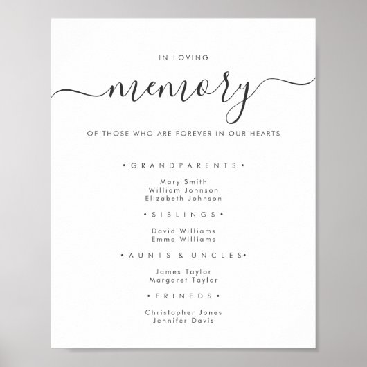 思エレガントい出の記念の結婚印で ポスター (正面)