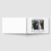 思パーソナライズされたい出のゲストブックセレカスタムバー ゲストブック (全面)