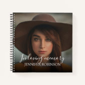 思パーソナライズされたモダンい出に |メモリアル ノートブック (正面)