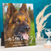 思モダンい出にパーソナライズされた愛着を持つペット フォトプラーク